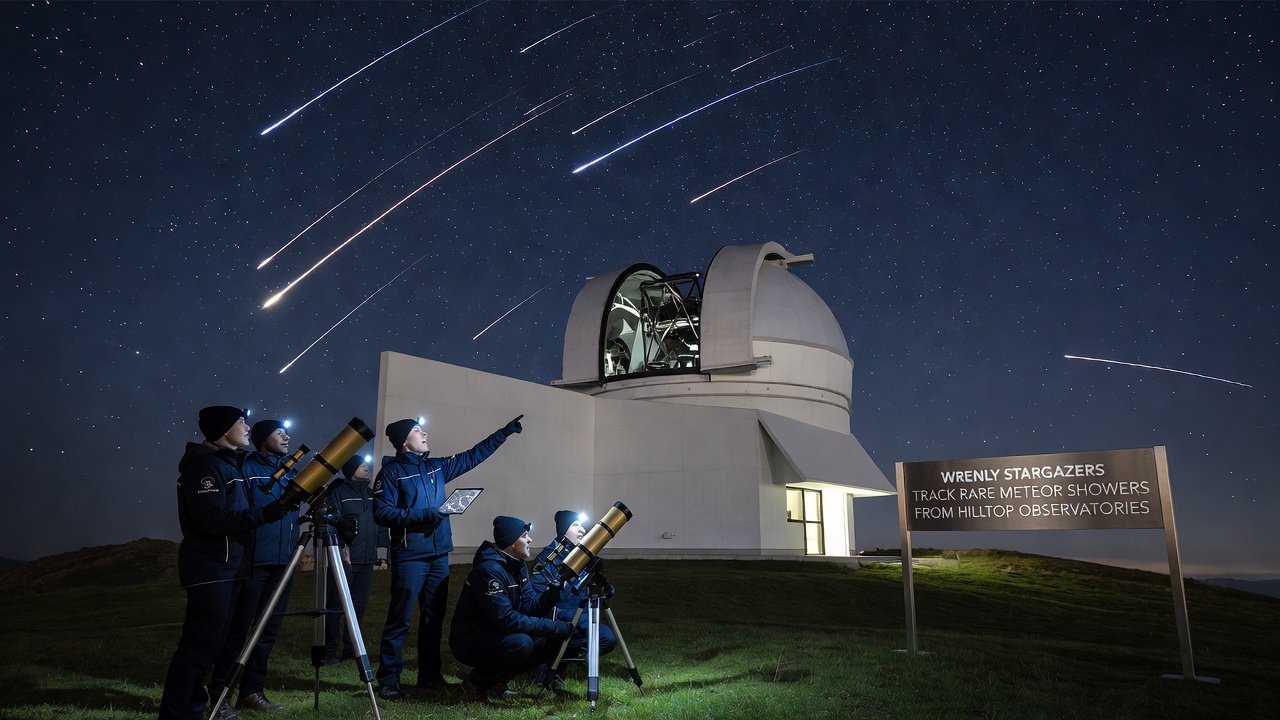 Wrenly Stargazers Track Rare Meteor Showers From Hilltop Observatories